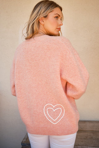 And The Why WIFEY & Heart Round Neck Sweater And The Why WIFEY & Heart Round Neck Sweater