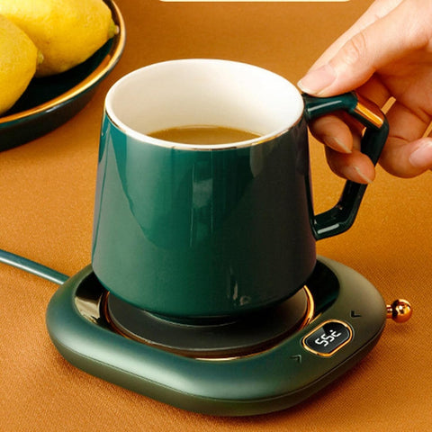 Electric Coffee Cup Warmer Mat with Mug Electric Coffee Cup Warmer Mat with Mug