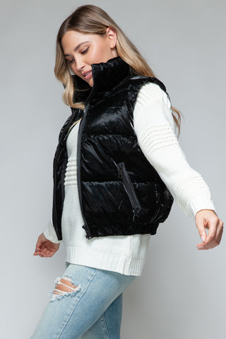 Snobbish Fine Fur Lining Quilted Vest Snobbish Fine Fur Lining Quilted Vest