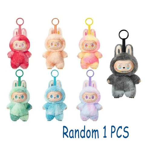 Labubu 3.0  7" Doll with Keychain Loop, Collection Plush Hanging Pendant Keyring Doll Labubu 3.0  7" Doll with Keychain Loop, Collection Plush Hanging Pendant Keyring Doll