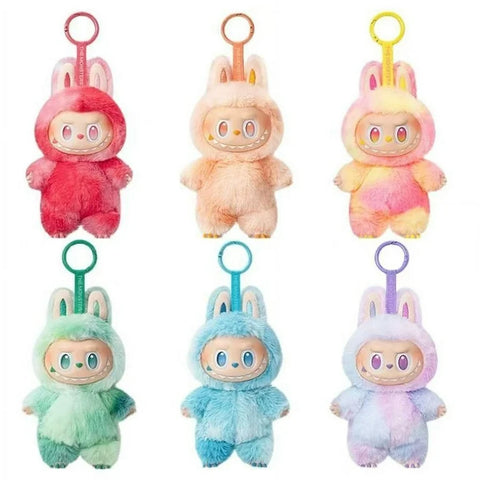 Labubu 3.0  7" Doll with Keychain Loop, Collection Plush Hanging Pendant Keyring Doll Labubu 3.0  7" Doll with Keychain Loop, Collection Plush Hanging Pendant Keyring Doll