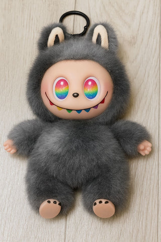 Labubu 3.0  7" Doll with Keychain Loop, Collection Plush Hanging Pendant Keyring Doll Labubu 3.0  7" Doll with Keychain Loop, Collection Plush Hanging Pendant Keyring Doll