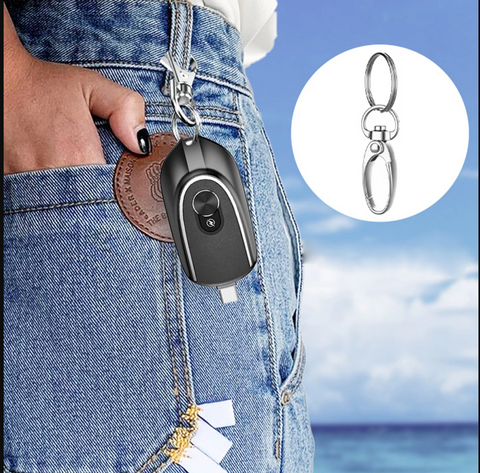 2-in-1 Connector Power Station Portable Charger Mini Emergency Keychain Power Bank 2-in-1 Connector Power Station Portable Charger Mini Emergency Keychain Power Bank