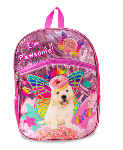 Rainbow Puppy 16” Pawsome Backpack Rainbow Puppy 16” Pawsome Backpack