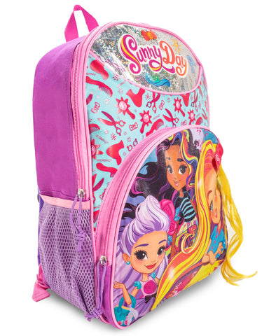 Sunny Day Hair 16” Girls Kid Backpack Sunny Day Hair 16” Girls Kid Backpack