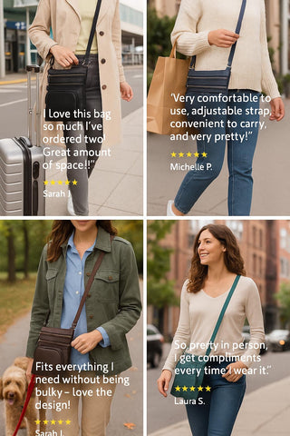 Genuine Leather Crossbody Purse Bag Genuine Leather Crossbody Purse Bag