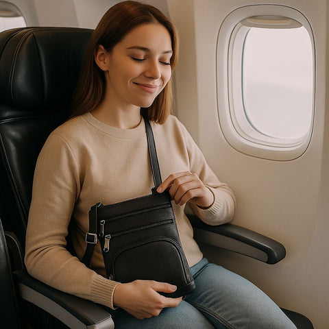 Genuine Leather Crossbody Purse Bag Genuine Leather Crossbody Purse Bag