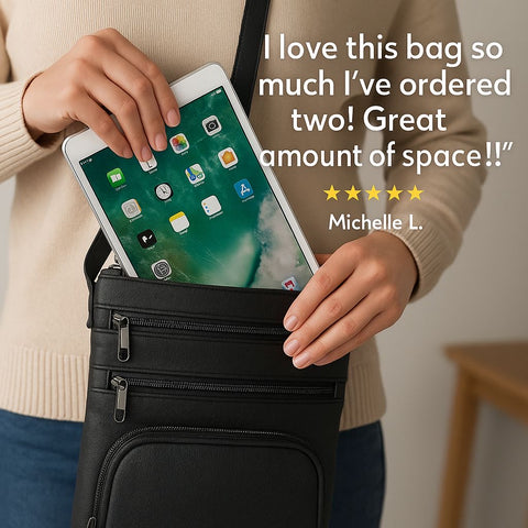 Genuine Leather Crossbody Purse Bag Genuine Leather Crossbody Purse Bag