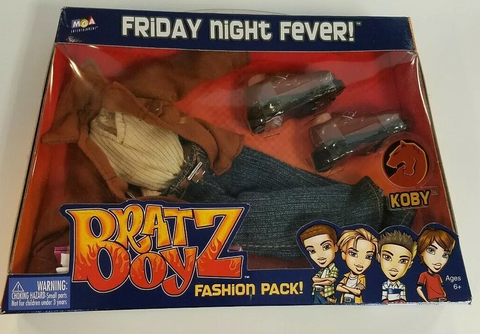 6 Pack Full Collection Bratz Boyz Doll Fashion Pack Clothes with Shoes 6 Pack Full Collection Bratz Boyz Doll Fashion Pack Clothes with Shoes