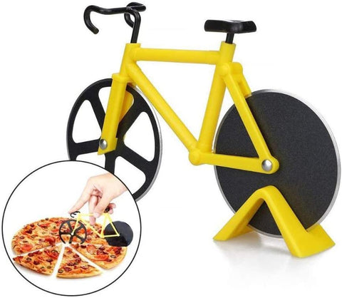 Stainless Steel Bicycle Pizza Cutter - 3 Colors Stainless Steel Bicycle Pizza Cutter - 3 Colors