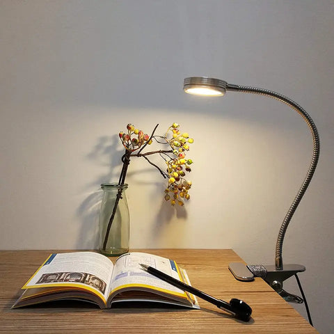 Flexible Gooseneck LED Clamp Reading Desk Night Lamp Flexible Gooseneck LED Clamp Reading Desk Night Lamp