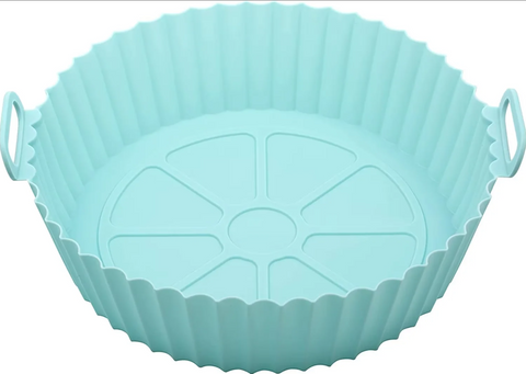 Set of 2 Reusable Silicone Air Fryer Liners Set of 2 Reusable Silicone Air Fryer Liners