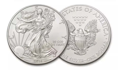 1oz pure silver American Eagle Coin 1oz pure silver American Eagle Coin