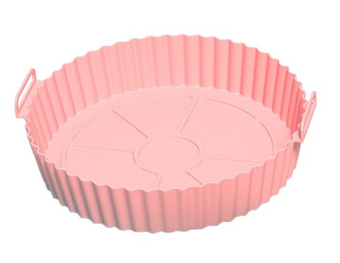 Set of 2 Reusable Silicone Air Fryer Liners Set of 2 Reusable Silicone Air Fryer Liners