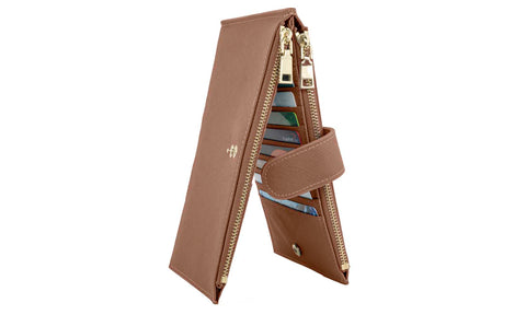 Bifold Multi Card Case Wallet with Zipper Pocket with RFID Blocking Bifold Multi Card Case Wallet with Zipper Pocket with RFID Blocking