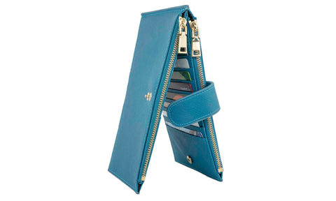 Bifold Multi Card Case Wallet with Zipper Pocket with RFID Blocking Bifold Multi Card Case Wallet with Zipper Pocket with RFID Blocking