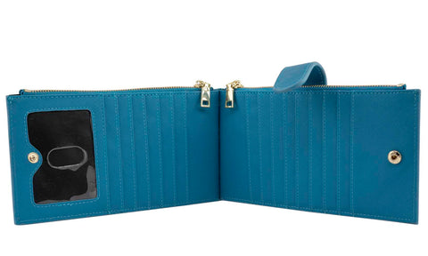 Bifold Multi Card Case Wallet with Zipper Pocket with RFID Blocking Bifold Multi Card Case Wallet with Zipper Pocket with RFID Blocking