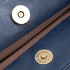 Crossbody Leather Shoulder Bag and Clutch with Stainless Steel Card Wallet