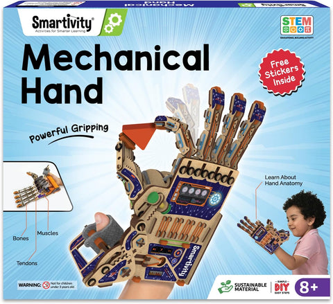 DIY Robotic Mechanical Hand STEM Toy Engineering Kit