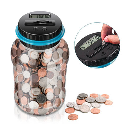 Digital Counting Money Jar Saving Bank