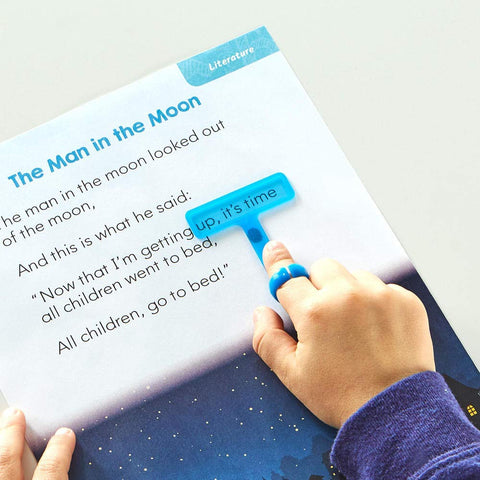 FingerFocus Highlighter, Guided Reading Strips, Reading Pointers for Kids, Dyslexia Tools for Kids, ADHD Tools