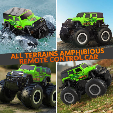 All-Terrain Amphibious RC Monster Truck Car