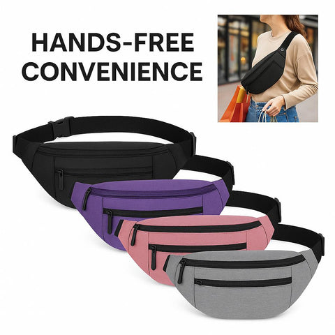 Lightweight Traveler Fanny Waist Bag - 6 Colors