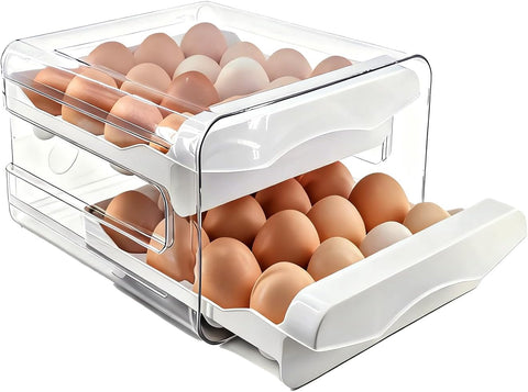 Dual-Layer Egg Storage Tray – 32-Egg Capacity