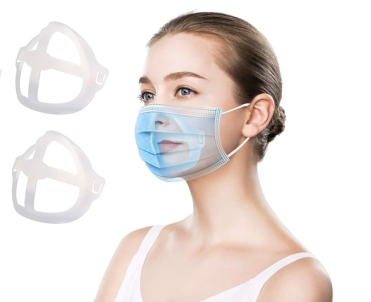 Medical Mask Inner Frame 2 Pack Face Bracket for Mask Inner Support Frame Face Mask Bracket