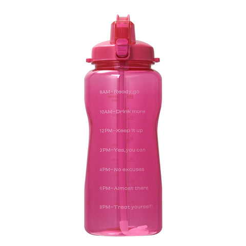 Motivational 64OZ Motivational Water Bottle- Random Color