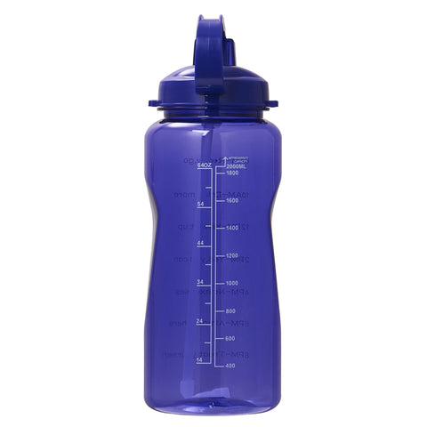 Motivational 64OZ Motivational Water Bottle- Random Color