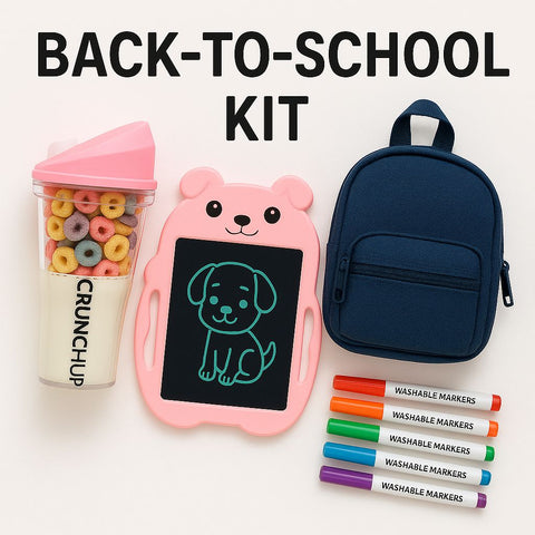 CrunchCup + LCD Drawing Tablet Bundle – Sip, Crunch & Create Anywhere