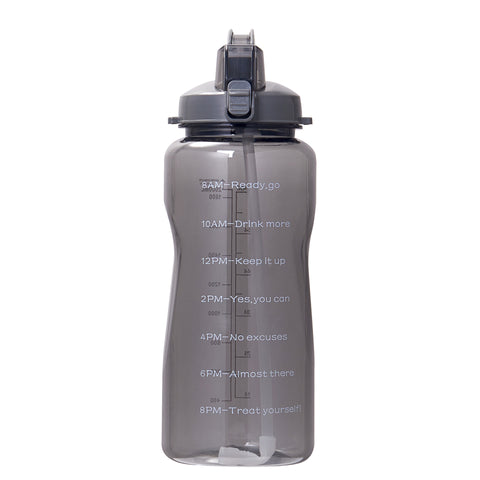 Motivational 64OZ Motivational Water Bottle- Random Color