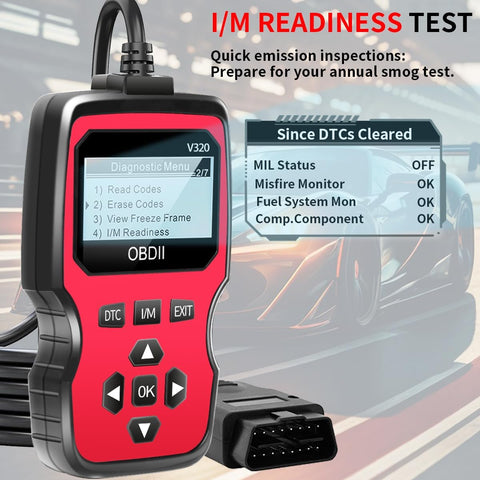 V320 Car Diagnostic Scanner - OBD2 Scanner Diagnostic Tool, Engine Fault Code Reader for Mechanics & DIYers.