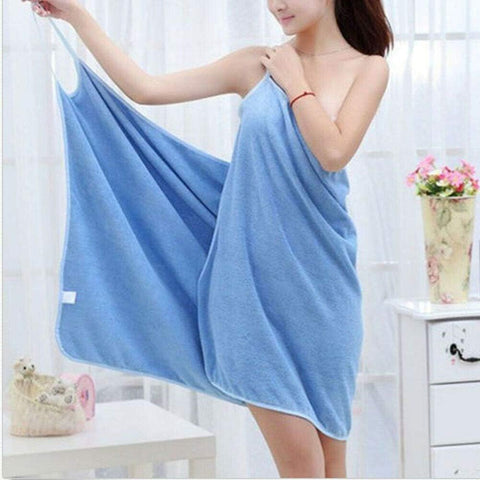 Microfiber Towel Wrap Bathrobe Quick Dry Shower Dress