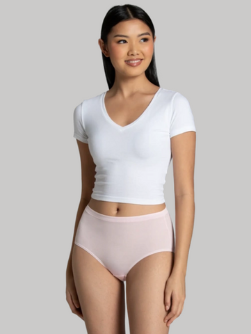 Women's Low-Rise Brief Panty, Assorted 6 Pack