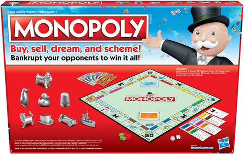 Family Board Game Monopoly 2 to 6 Players