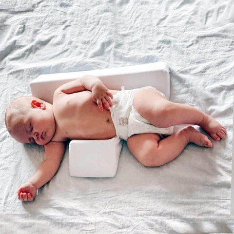 Adjustable Anti-Roll Safety Sleep Pillow for Babies NB- 6 months Random Colors