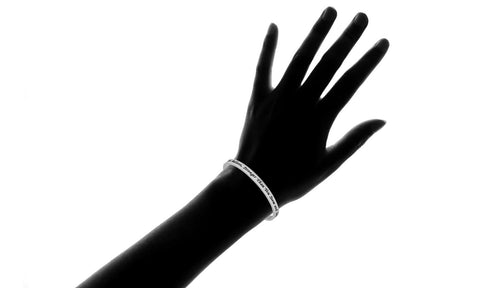 Engraved "You Are Braver Than You Believe" Silver Cuff Bracelet