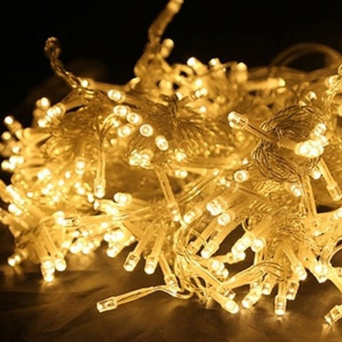 10Ft 300-LED String Curtain Lights- Assorted Colors
