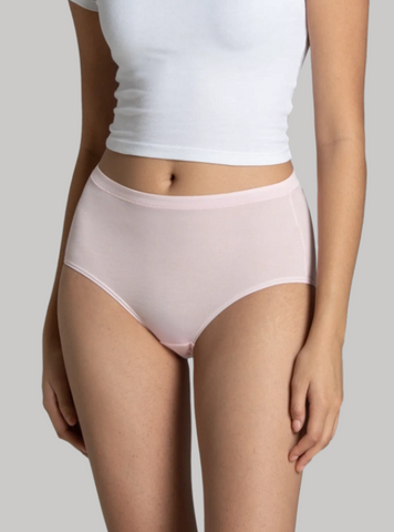 Women's Low-Rise Brief Panty, Assorted 6 Pack