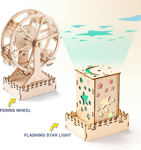 3D Puzzle Engineering Model STEM Science Kits Wood Arts and Craft Kits