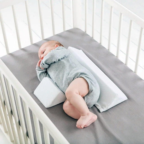 Adjustable Anti-Roll Safety Sleep Pillow for Babies NB- 6 months Random Colors