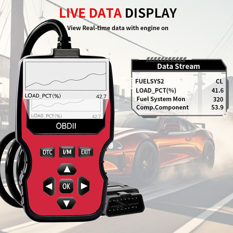 V320 Car Diagnostic Scanner - OBD2 Scanner Diagnostic Tool, Engine Fault Code Reader for Mechanics & DIYers.