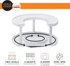 Spice Spinner Two-Tiered Spice Organizer & Holder That Saves Space, Keeps Everything Neat, Organized