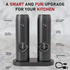 Electric Set of 2 Salt and Pepper Grinder