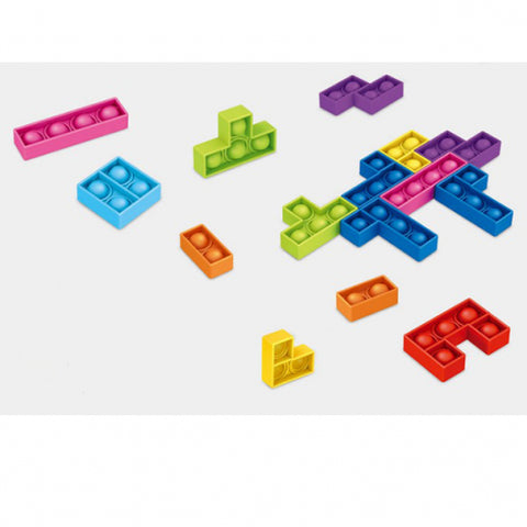 Pop It Fidget Puzzle Blocks For Kids