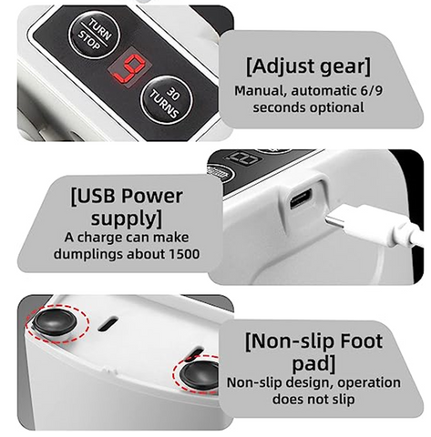 Mini Electric Dumpling Press Maker Machine