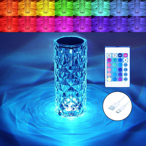 Crystal Touch Control LED Lamp Night Light