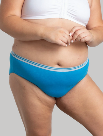 Women's Plus Fit for Me® Heather Cotton Hi-Cut Panty, Assorted 6 Pack